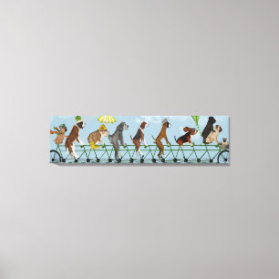 Toile L'équipage de Mutley sur Tandem