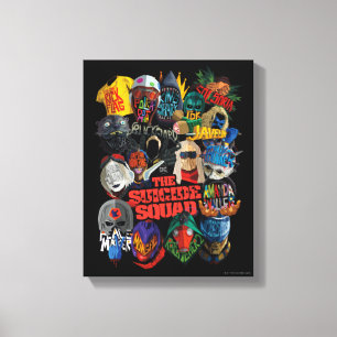 Toile L'équipe du suicide   Avatars stylisés