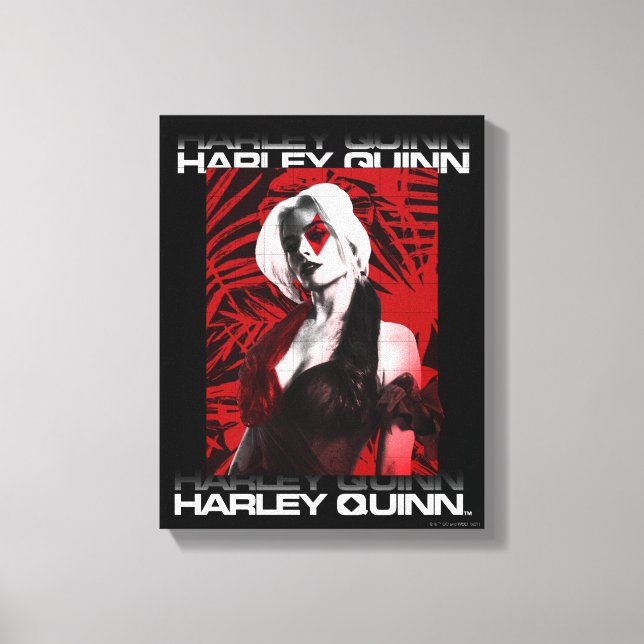 Toile L'équipe du suicide | Harley Quinn Portrait de la  (Recto)