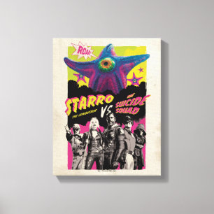 Toile L'équipe du suicide   Starro Vs L'Équipe Suicide