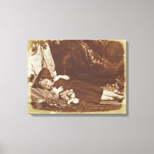 Toile Les amis, c.1843-47 (copie de papier salée de