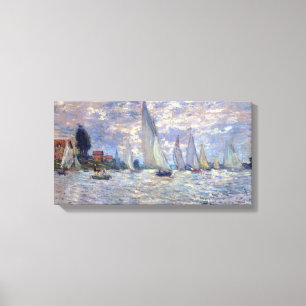 Toile les Barques par Claude Monet