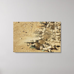 Toile Les bataillons de construction de marine des USA