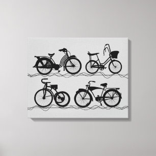 Toile Les Bicyclettes