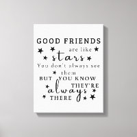 Les bons amis sont comme des étoiles : Art de cita