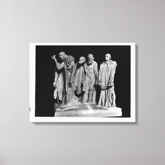 Toile Les Burghers de Calais, 1889 (Recto)