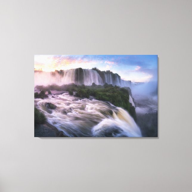 Toile Les cascades | Cascade d'Iguazu, Brésil (Recto)