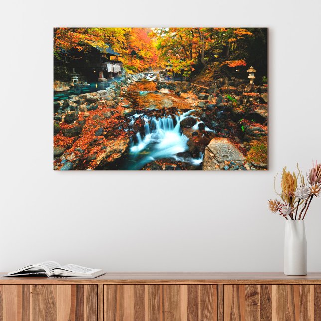 Toile Les cascades | Takaragawa Onsen Osenkaku, Japon (Créateur téléchargé)