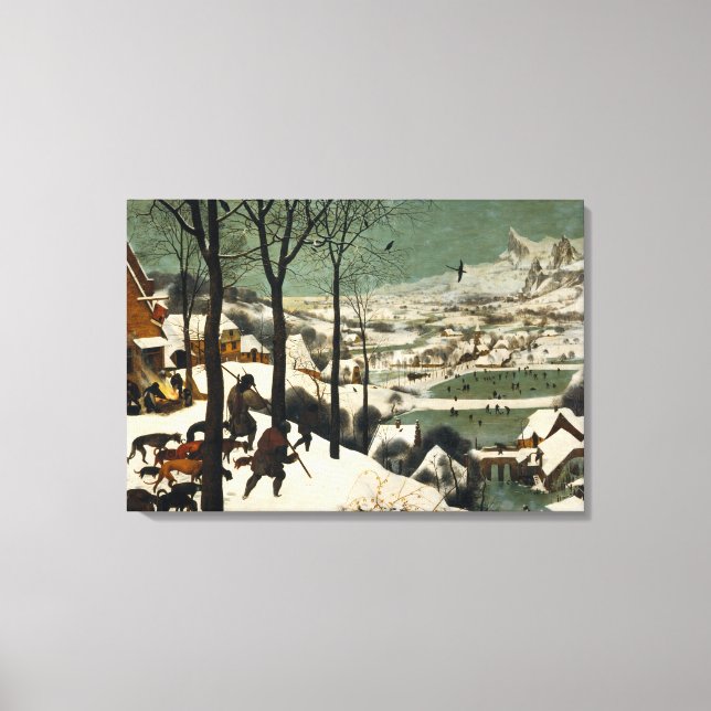 Toile Les Chasseurs dans le Pieter de Neige Bruege (Recto)