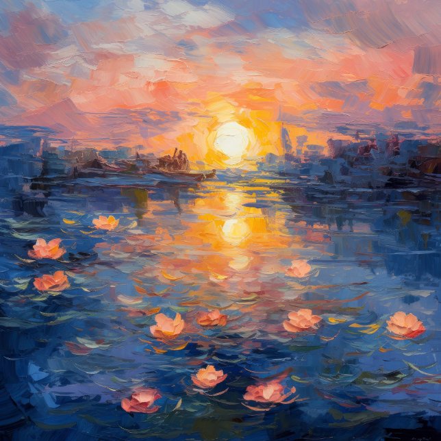 Toile Les chefs-d'oeuvre Monet (Capturing Moments, One Brushstroke at a Time.)