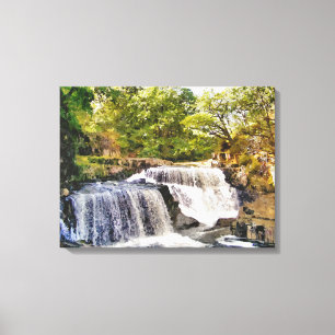 TOILE LES CHUTES D'EAU