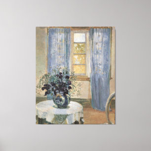 Toile Les Clematis bleus d'Anna Ancher dans le Studio de