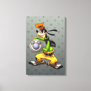 Toile Les Coeurs du Royaume  Capitaine Goofy du Chevalie