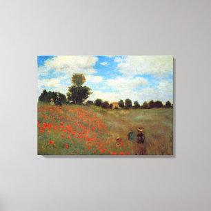 Toile Les Coquelicots par Claude Monet