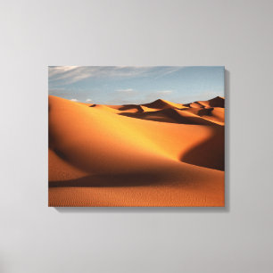 Toile Les déserts   Erg Chebbi Dunes Maroc