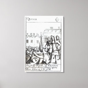 Toile Les domestiques de Taunton Kneeling avant le duc d