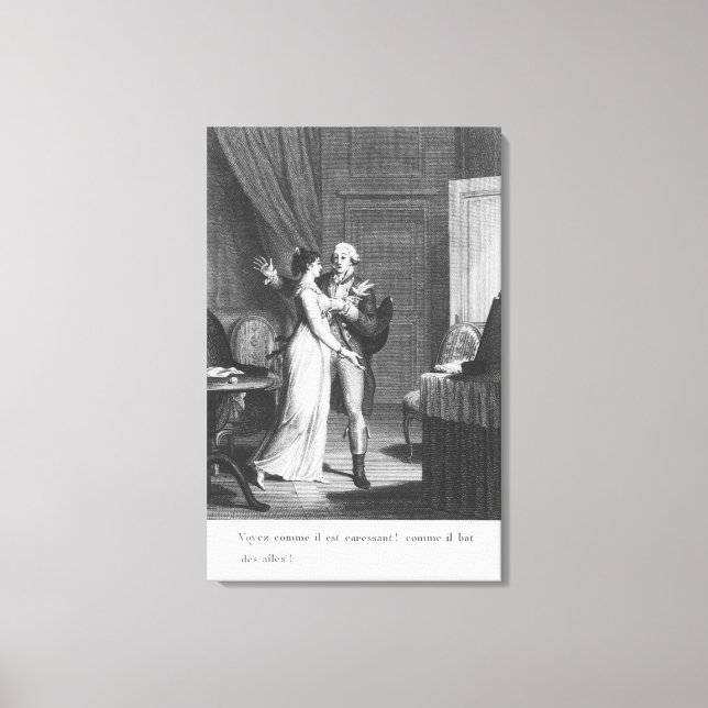 Toile Les douleurs de Werther' (Recto)