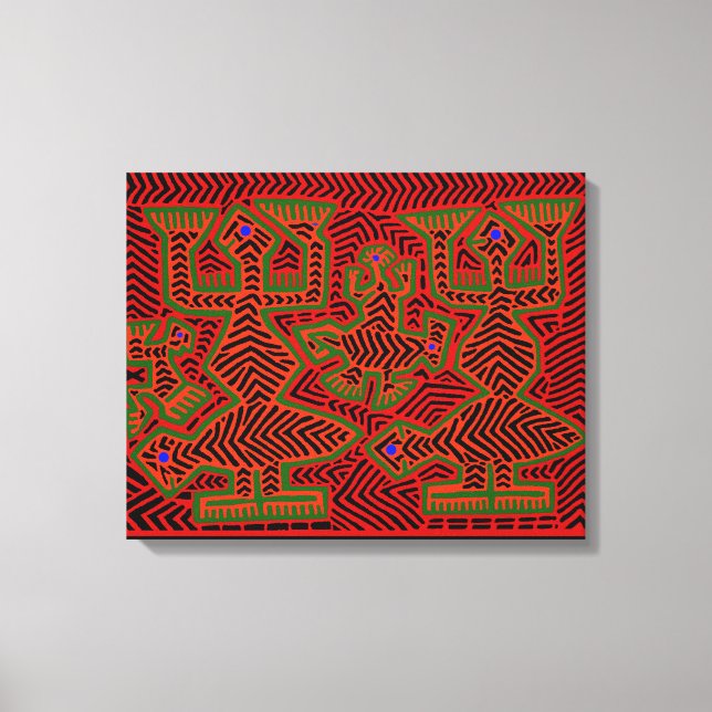 Toile Les esprits de Shaman indien de Kuna (Recto)