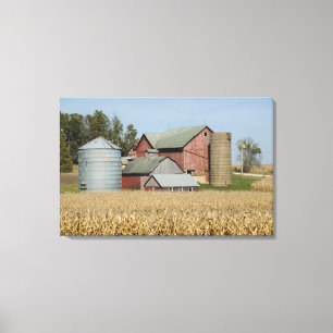Toile Les Etats-Unis, IOWA, Froelich : Vieille ferme