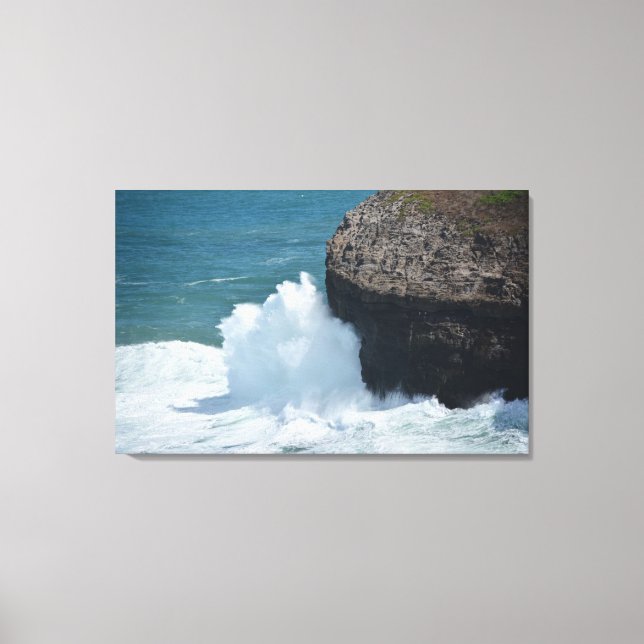 Toile Les falaises des océans (Recto)