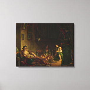 Toile Les femmes d'Alger dans leur Harem, 1847-49