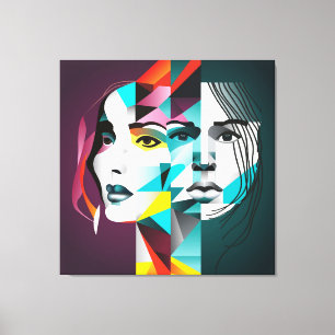 Toile Les femmes face