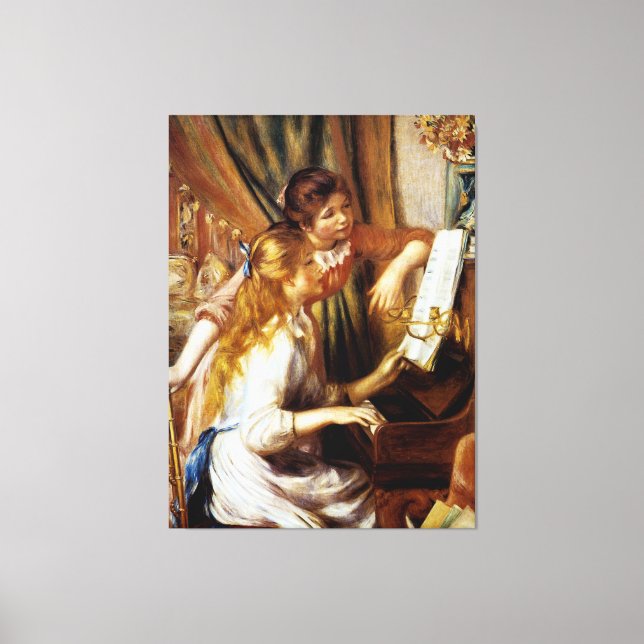 Toile Les filles au piano (Recto)