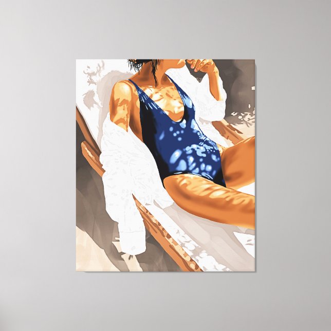 Toile Les Filles Veux Juste Avoir Une Peinture Au Soleil (Recto)