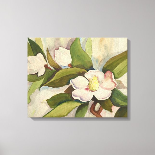 Toile Les fleurs de Magnolia (Recto)