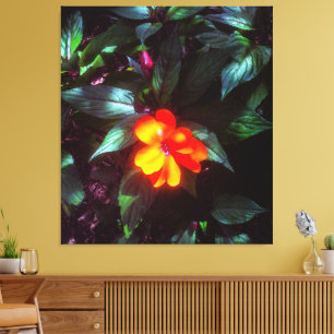 Toile Les fleurs jaillissent sous le soleil