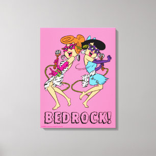 Toile Les Flintstones   Wilma et vedettes du rock de