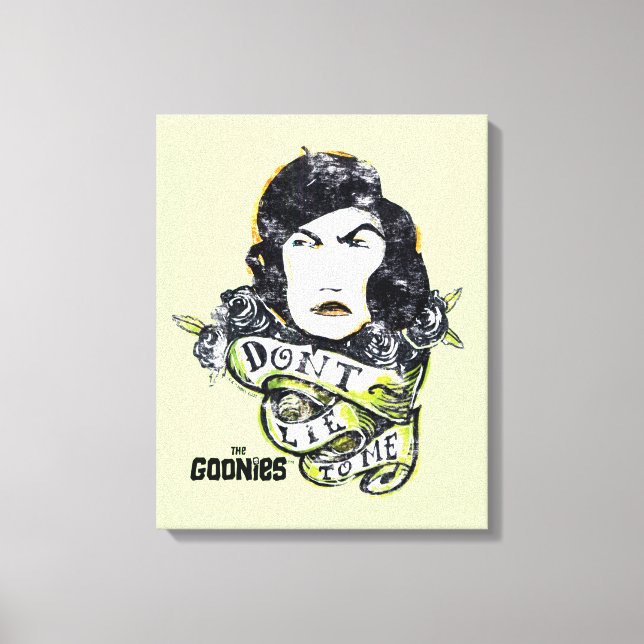Toile Les Goonies Mama Fratelli "Ne me mens pas" (Recto)
