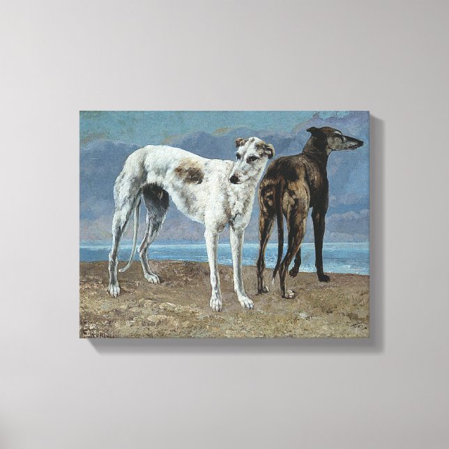Toile Les Greyhounds de la Comte de Choisel (Recto)