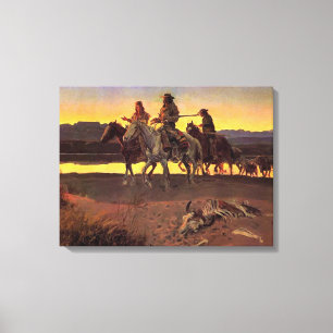 Toile Les hommes de Carson par Charles M. Russell