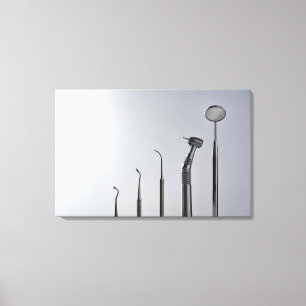 Toile Les instruments du dentiste