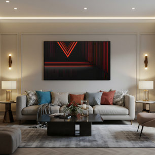 Toile Les lignes de l'avenir