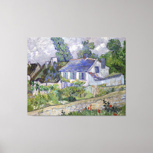 Toile Les maisons de Vincent van Gogh à Auvers