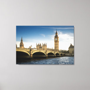 Toile Les monuments Big Ben, Londres Angleterre