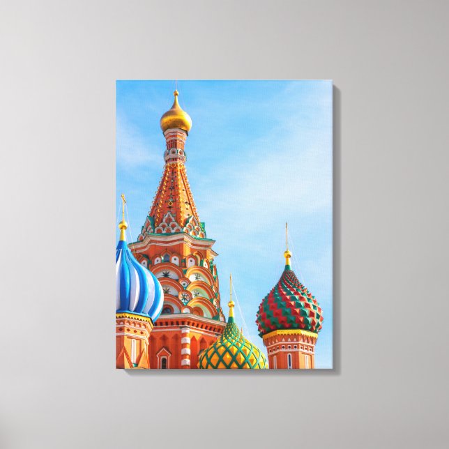 Toile Les monuments | Cathédrale Saint-Basile, Moscou (Recto)