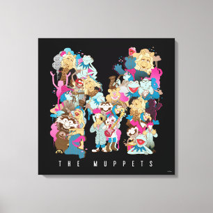 Toile Les Muppets  Monogramme des Muppets