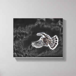 Toile "Les oiseaux en fuite : une symphonie de la libert