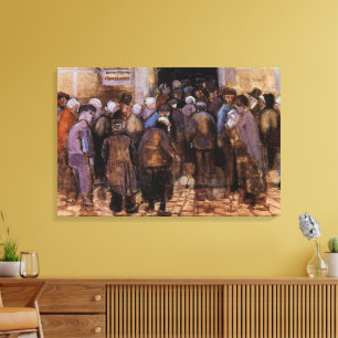 Toile Les pauvres et l'argent par Vincent van Gogh