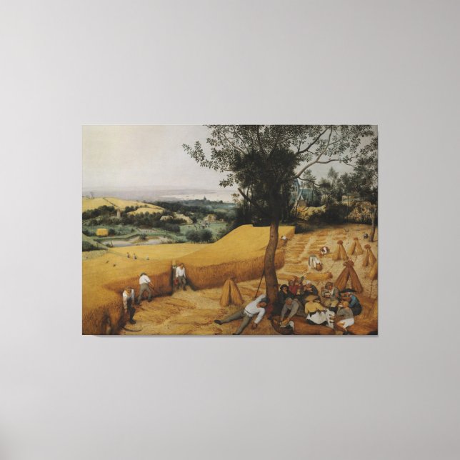 Toile Les pêcheurs par Pieter Bruegel l'Ancien (Recto)