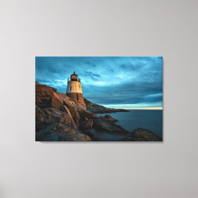 Toile Les phares | Phare de Castle Hill (Recto)
