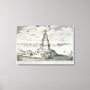 Toile Les Pharos d'Alexandrie, assiette 9 de 'Entwurf ei