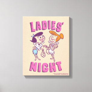 Toile Les Pierrafeu Betty & Wilma - La nuit des dames