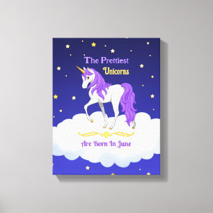 Toile Les Plus Belles Unicornes Sont Nées En Juin