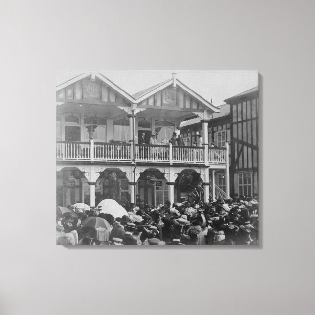 Toile Les premières courses de parc Phoenix, 1903 (Recto)