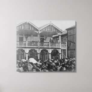 Toile Les premières courses de parc Phoenix, 1903