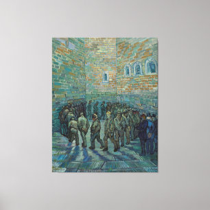 Toile Les prisonniers de Vincent van Gogh en exercice